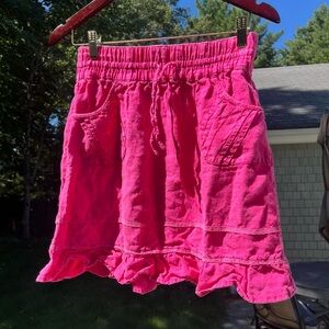 Athleta Fuchsia Skirt with Ruffles